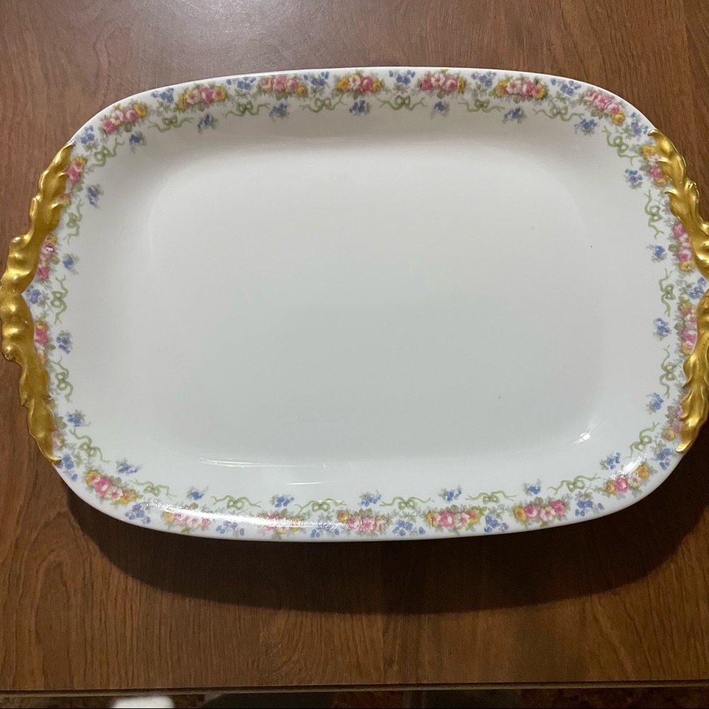 Vintage J.Pouyat Limoges platter